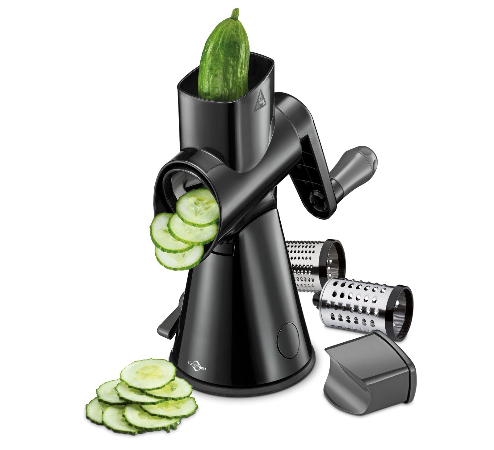 1310251000 Kvalitní černé ruční bubnové struhadlo od Kuchenprofi  (8)